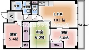 エスペランサ門真南の物件間取画像